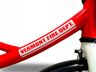 ROWER DZIECIĘCY VERMONT FIRE DEPARTMENT* Koła 16" BŁOTNIKI BAGAŻNIK