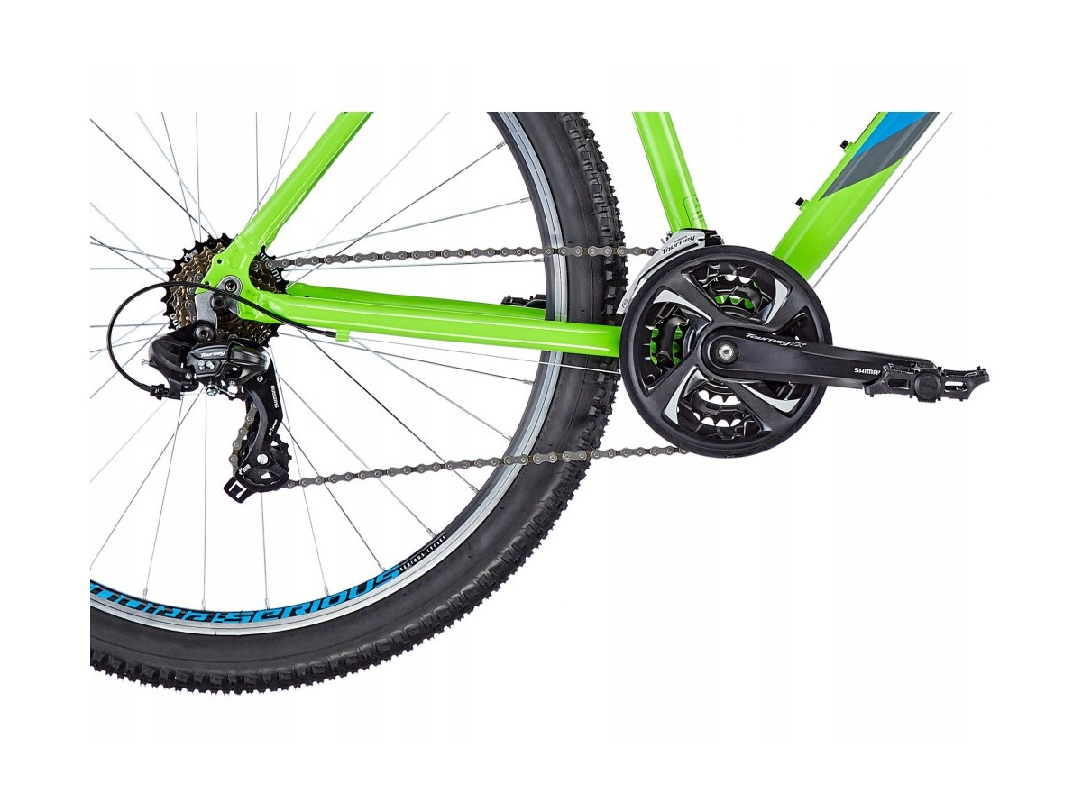 SERIOUS ROCKVILLE GREEN RAMA 46CM SHIMANO TOURNEY KOŁA 27,5" ALUMINIOWY