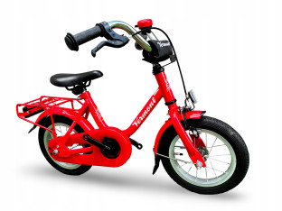 ROWER DZIECIĘCY VERMONT CLASSIC 12" RED BŁOTNIKI BAGAŻNIK ODBLASKI