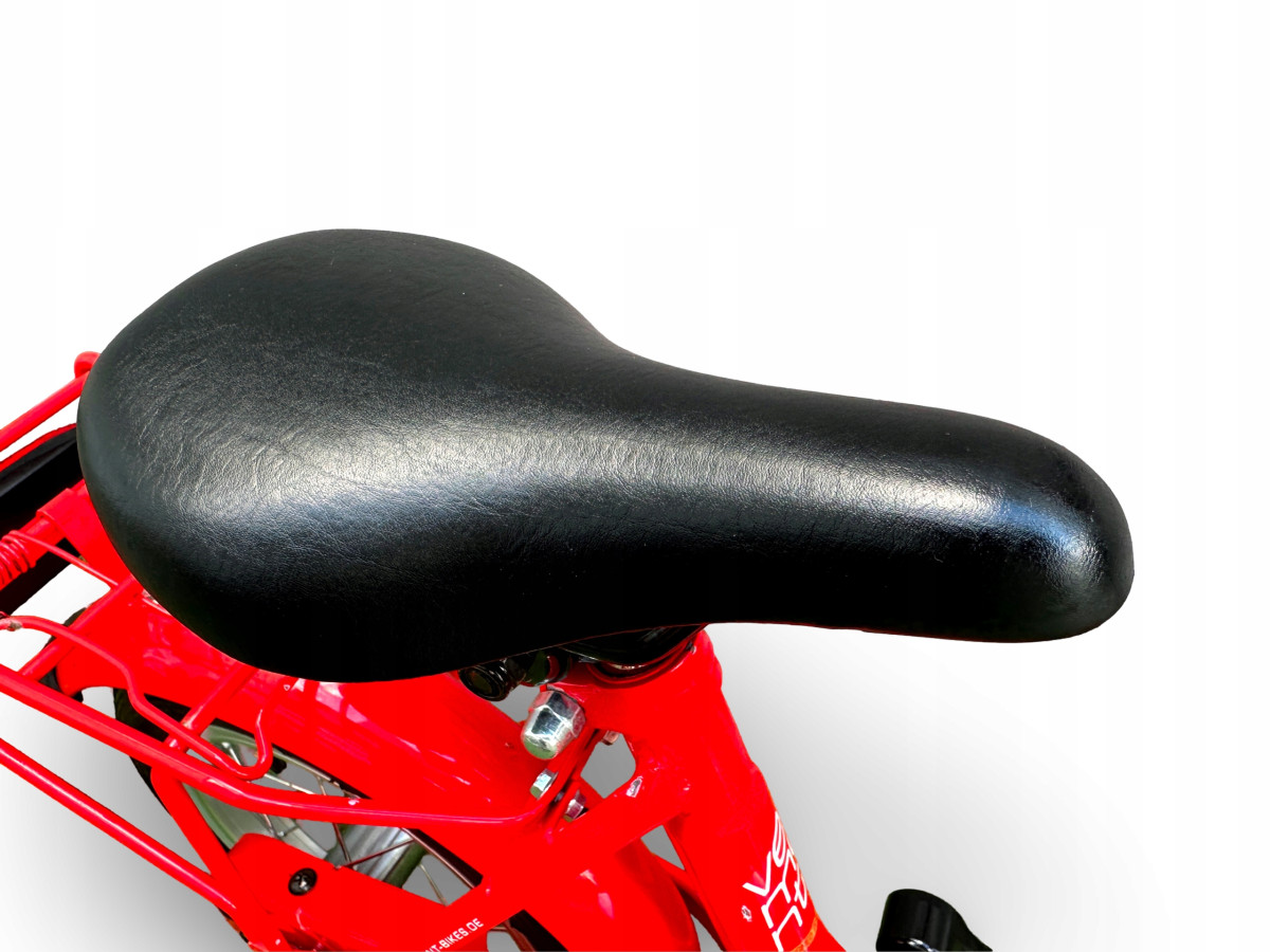 ROWER DZIECIĘCY VERMONT CLASSIC 12" RED BŁOTNIKI BAGAŻNIK ODBLASKI