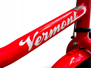 ROWER DZIECIĘCY VERMONT CLASSIC 12" RED BŁOTNIKI BAGAŻNIK ODBLASKI