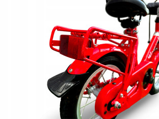 ROWER DZIECIĘCY VERMONT CLASSIC 12" RED BŁOTNIKI BAGAŻNIK ODBLASKI