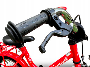 ROWER DZIECIĘCY VERMONT CLASSIC 12" RED BŁOTNIKI BAGAŻNIK ODBLASKI