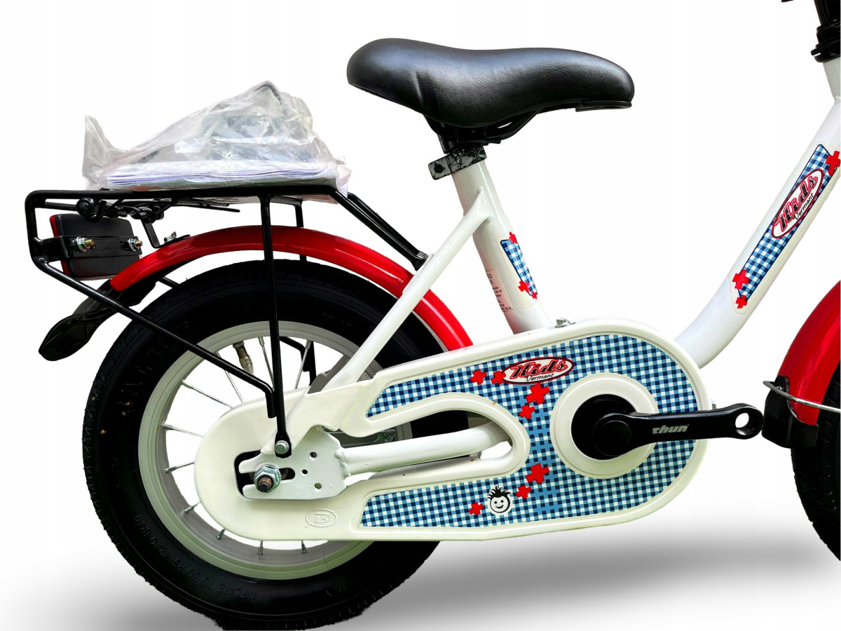 ROWER DZIECIĘCY VERMONT KIDS CARO KOŁA 12" BAGAŻNIK BŁOTNIKI