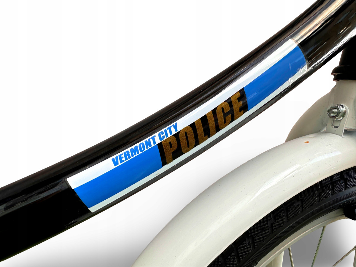 ROWER DZIECIĘCY VERMONT CITY POLICE KOŁA 18" BŁOTNIKI BAGAŻNIK ODBLASKI
