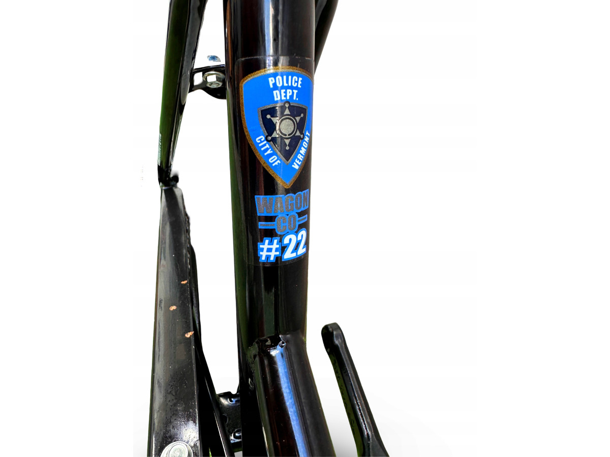 ROWER DZIECIĘCY VERMONT CITY POLICE KOŁA 18" BŁOTNIKI BAGAŻNIK ODBLASKI