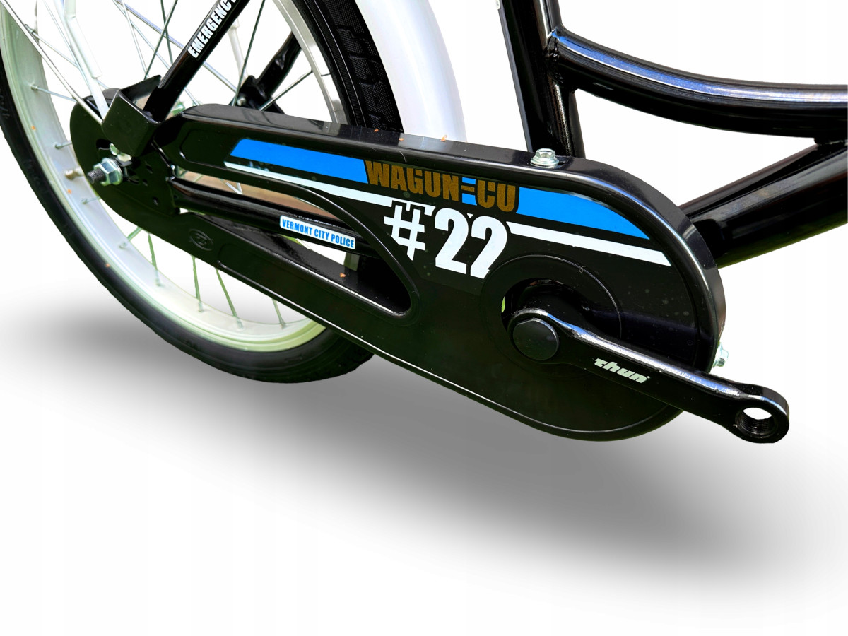 ROWER DZIECIĘCY VERMONT CITY POLICE KOŁA 18" BŁOTNIKI BAGAŻNIK ODBLASKI