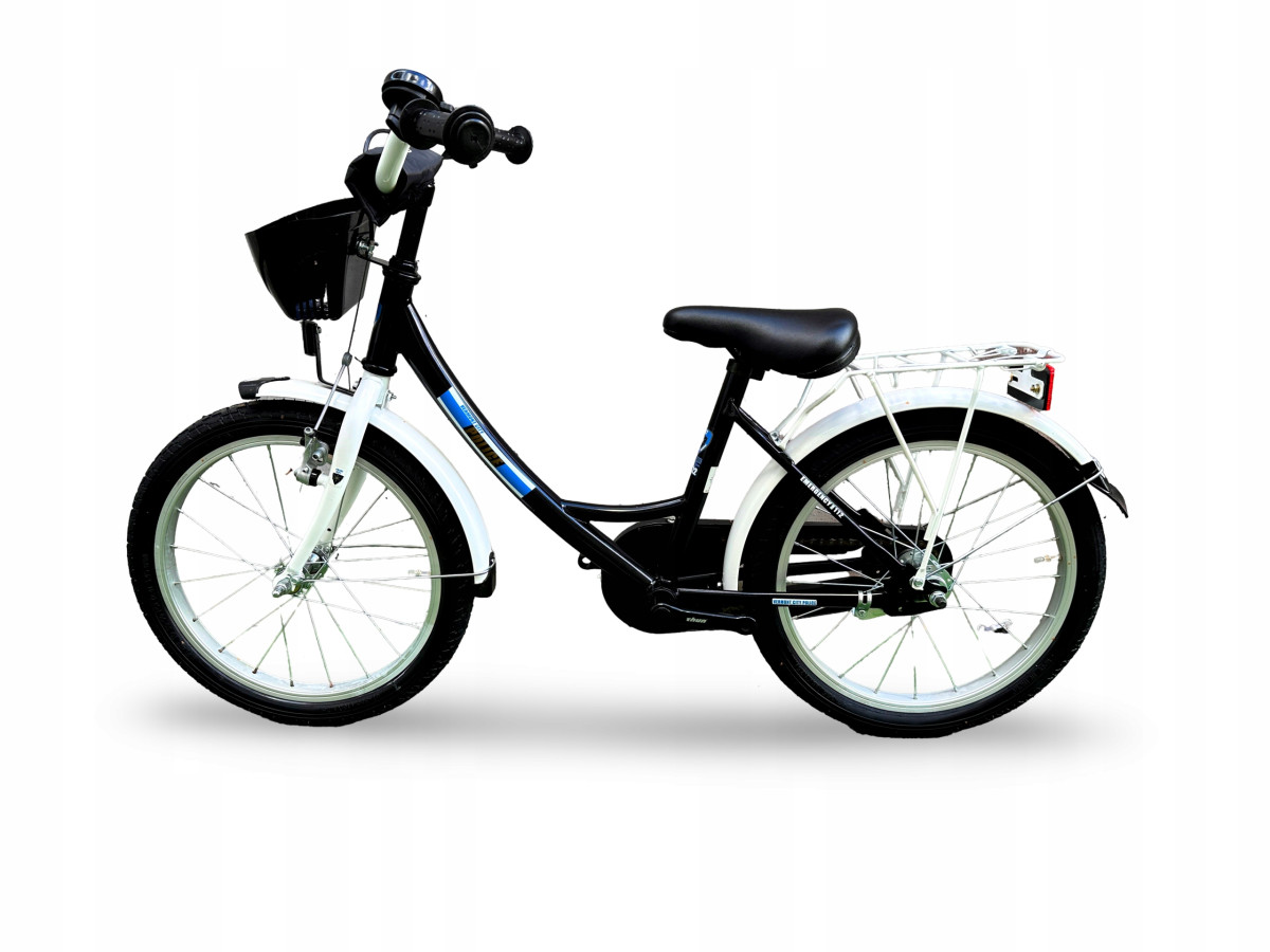 ROWER DZIECIĘCY VERMONT CITY POLICE KOŁA 18" BŁOTNIKI BAGAŻNIK ODBLASKI