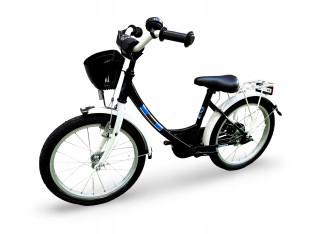 ROWER DZIECIĘCY VERMONT CITY POLICE KOŁA 18" BŁOTNIKI BAGAŻNIK ODBLASKI