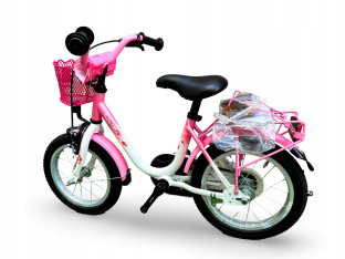 ROWER DZIECIĘCY VERMONT GIRLY SUMMER 14 BŁOTNIKI BAGAŻNIK ODBLASKI