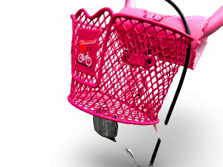 ROWER DZIECIĘCY VERMONT GIRLY SUMMER 14 BŁOTNIKI BAGAŻNIK ODBLASKI