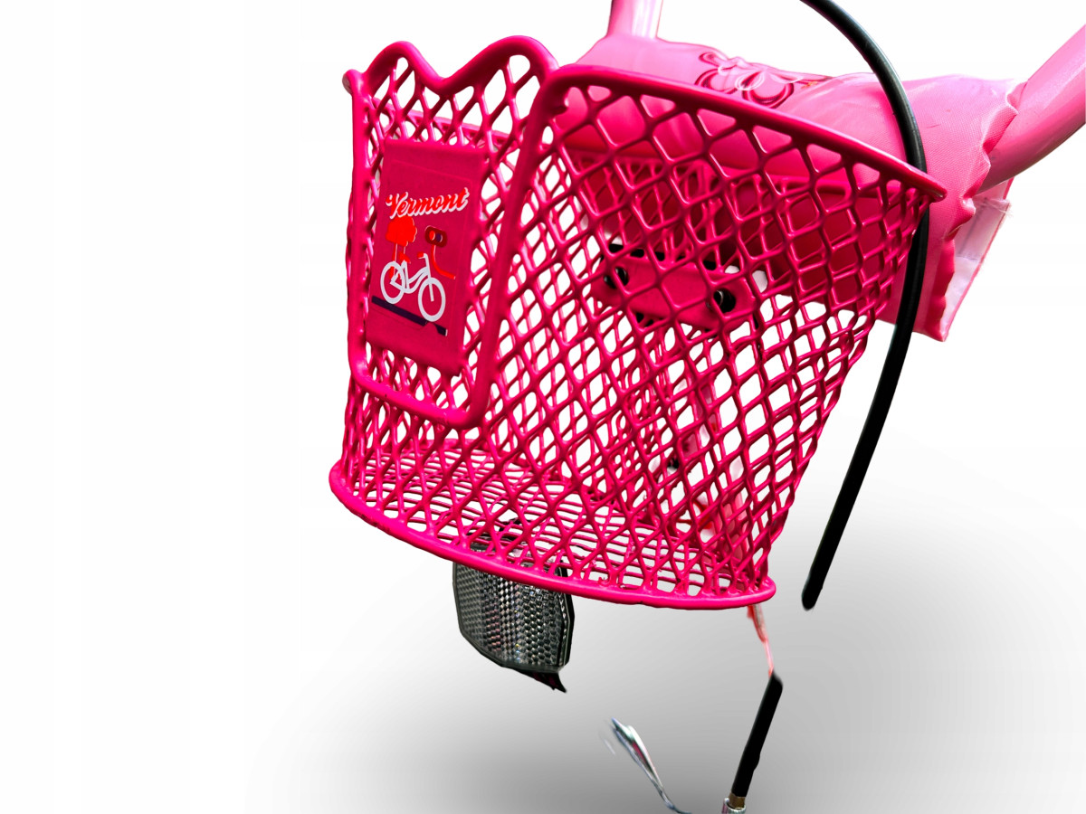 ROWER DZIECIĘCY VERMONT GIRLY SUMMER 14 BŁOTNIKI BAGAŻNIK ODBLASKI