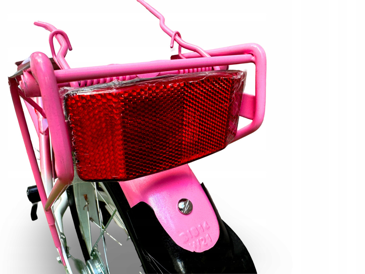 ROWER DZIECIĘCY VERMONT GIRLY SUMMER 14 BŁOTNIKI BAGAŻNIK ODBLASKI