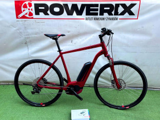 ROWER ELEKTRYCZNY CUBE CROSS HYBRID PRO SHIMANO 1x10 RAMA 58" KOŁA 28"