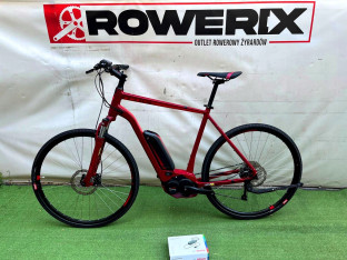 ROWER ELEKTRYCZNY CUBE CROSS HYBRID PRO SHIMANO 1x10 RAMA 58" KOŁA 28"