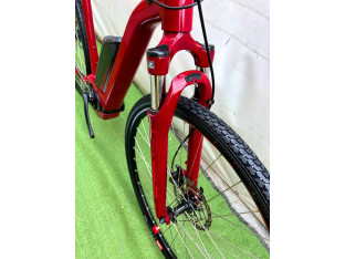 ROWER ELEKTRYCZNY CUBE CROSS HYBRID PRO SHIMANO 1x10 RAMA 58" KOŁA 28"