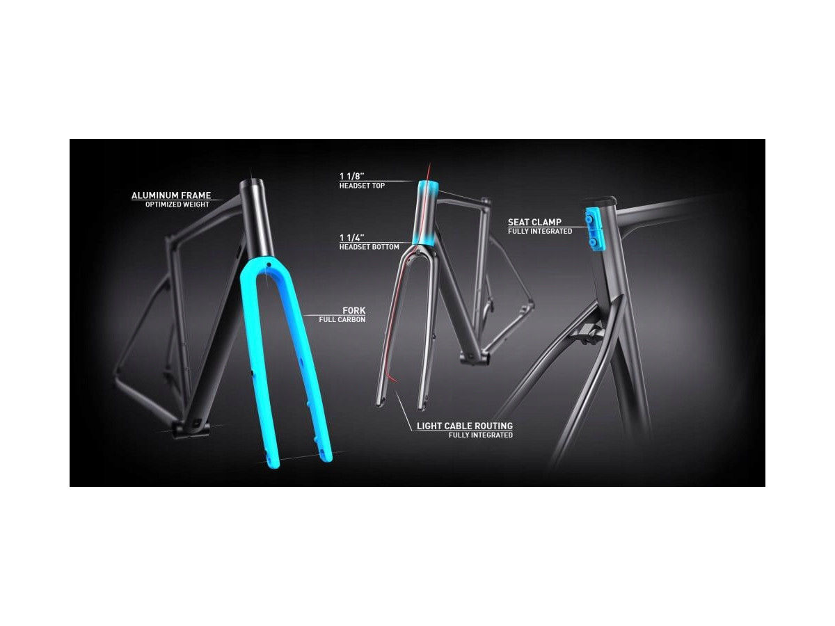 ROWER GRAVEL CUBE NUROAD FE RAMA 53" KOŁO 28" SHIMANO CLARIS