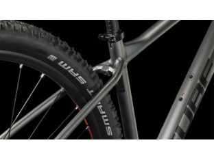 ROWER GÓRSKI CUBE AIM EX GREY'N'RED KOŁA 27,5 RAMA S 16" SHIMANO DEORE 2X10