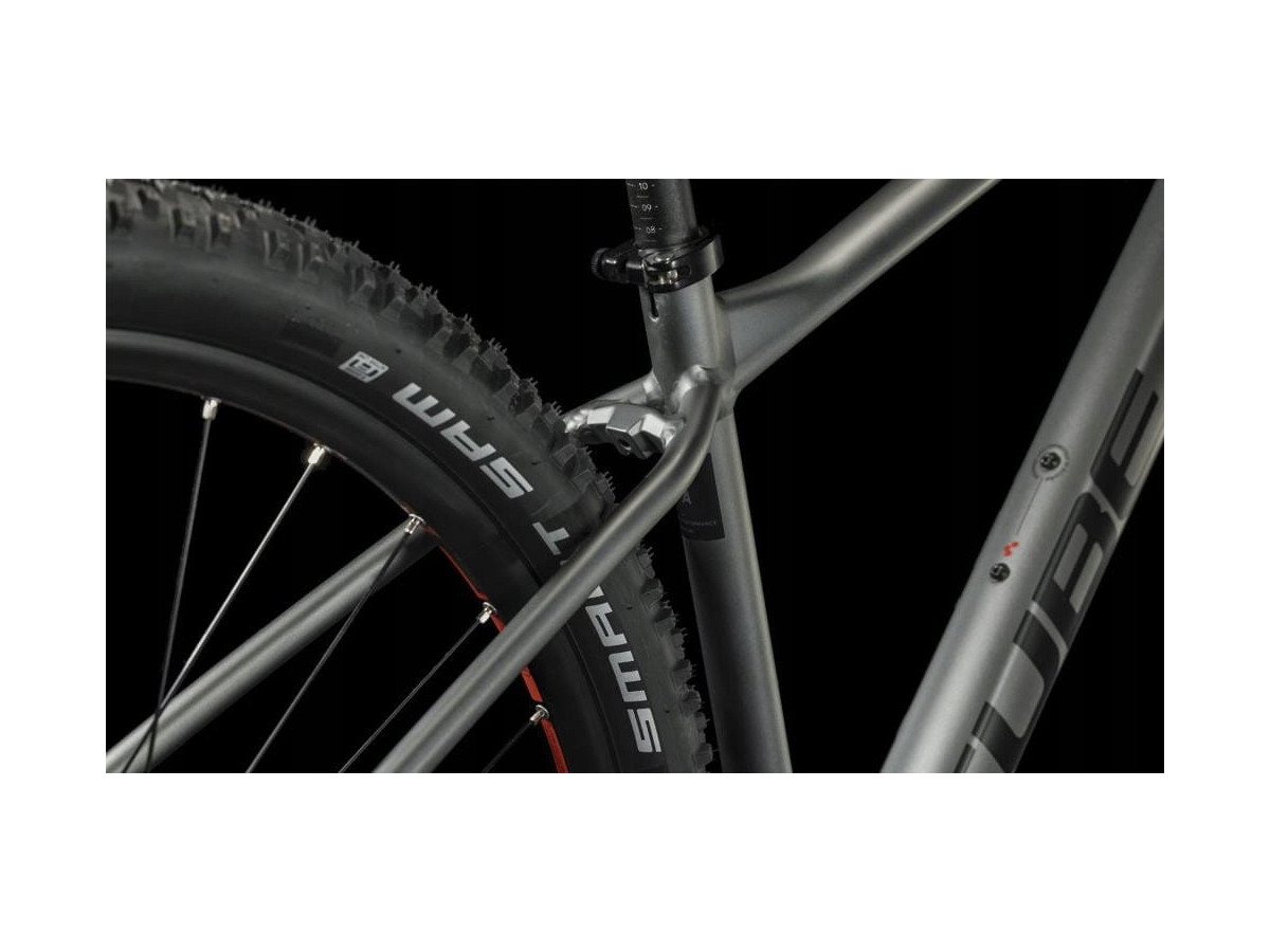 ROWER GÓRSKI CUBE AIM EX GREY'N'RED KOŁA 27,5 RAMA S 16" SHIMANO DEORE 2X10