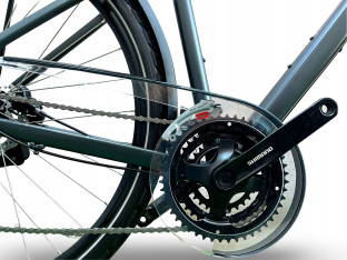 ROWER TREKKINGOWY CUBE TOURING SHIMANO ACERA HYDRAULIKA RAMA S 46CM