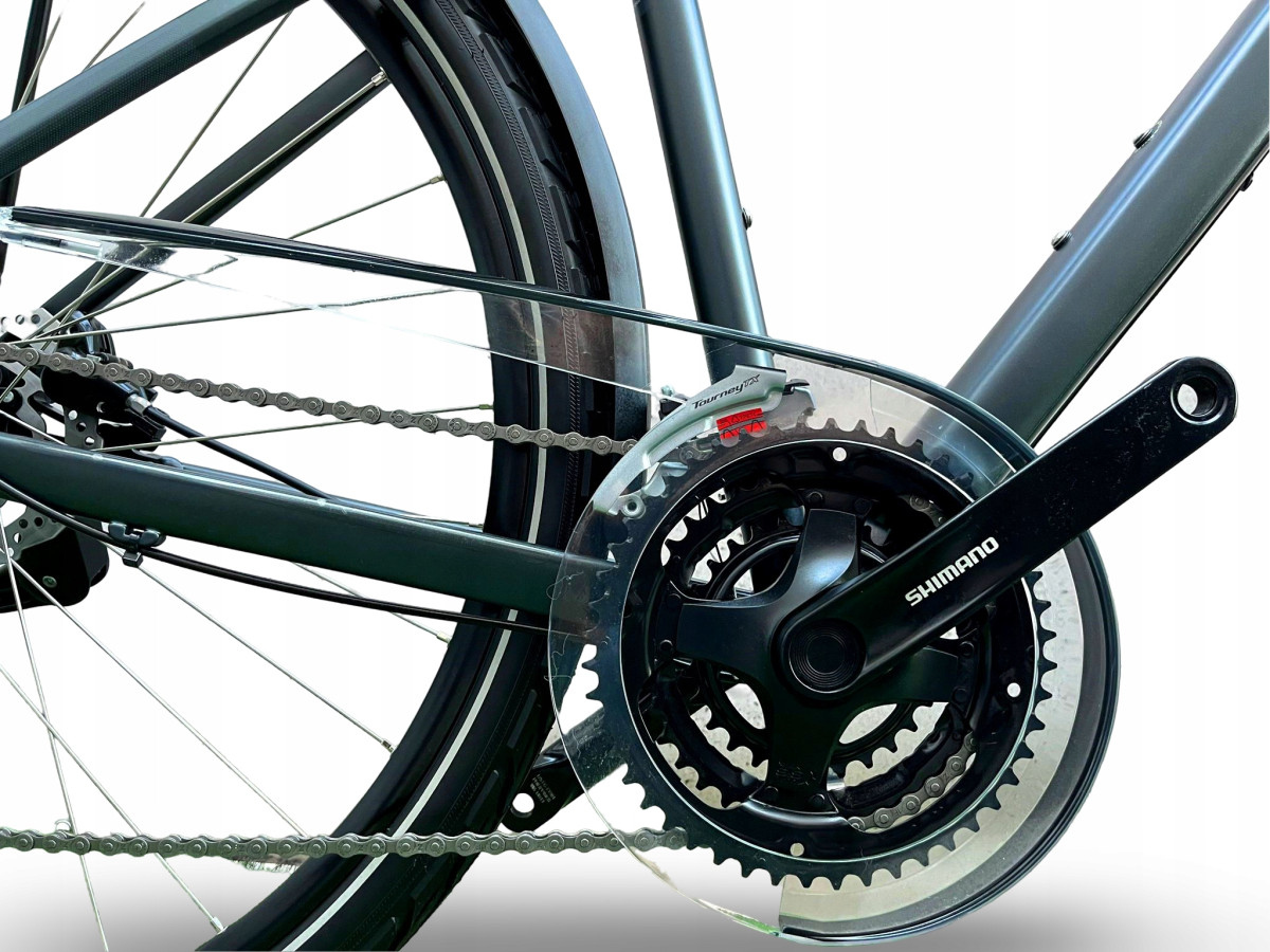 ROWER TREKKINGOWY CUBE TOURING SHIMANO ACERA HYDRAULIKA RAMA S 46CM