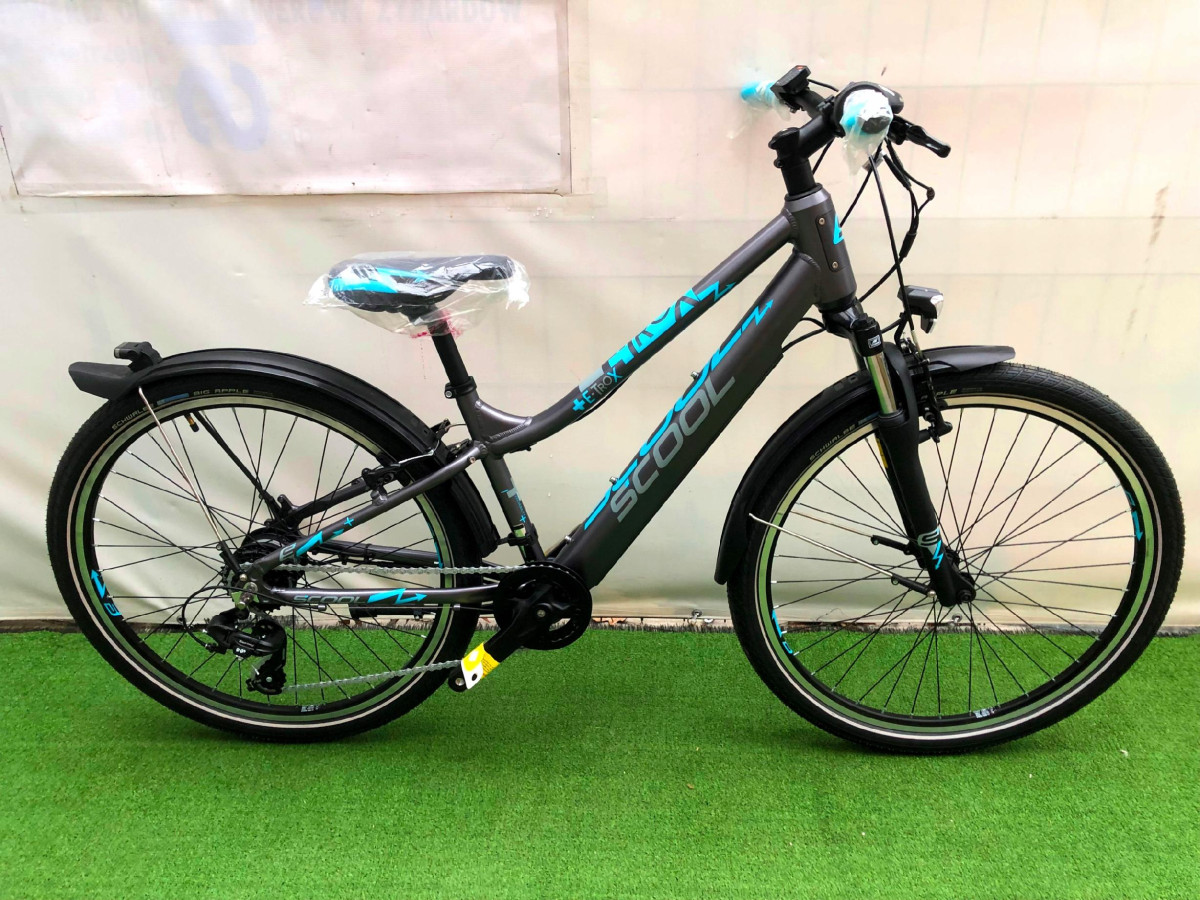 Rower elektryczny SCOOL ETROX 7S rama 14" koło 26"
