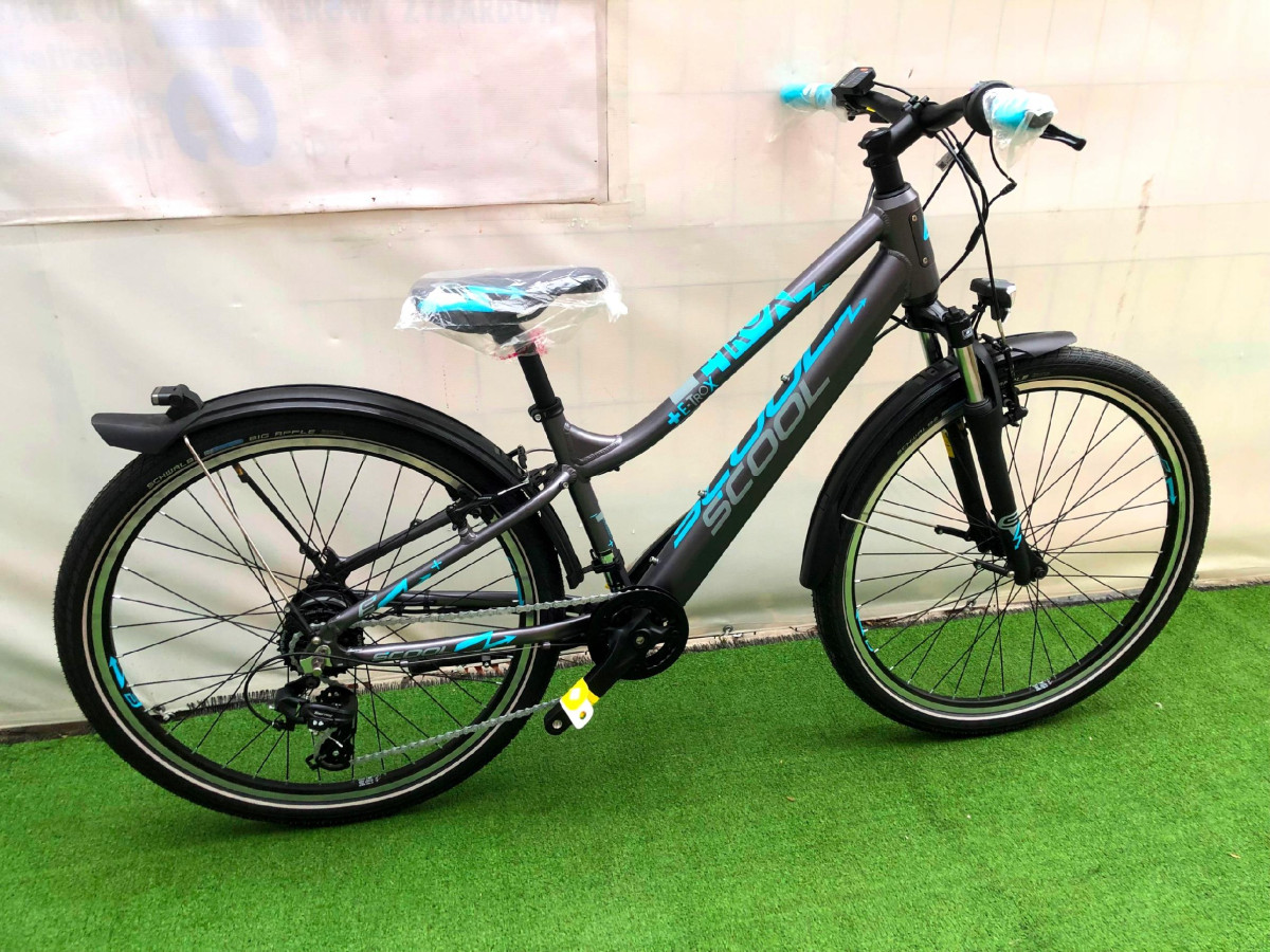 Rower elektryczny SCOOL ETROX 7S rama 14" koło 26"