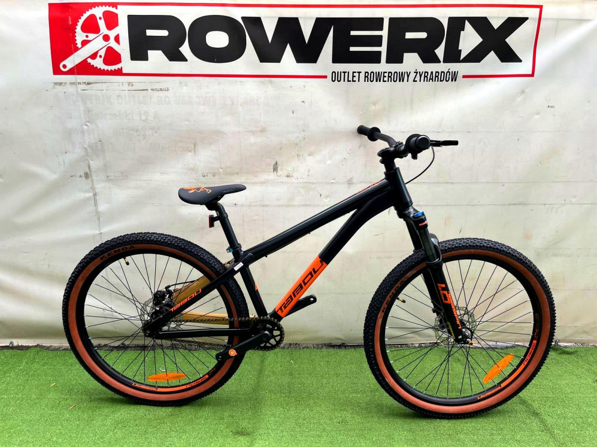 Rower Dirt TABOU TABSPIN 1.0 26" Black / Orange L 12,5" DARTMOOR GAMER