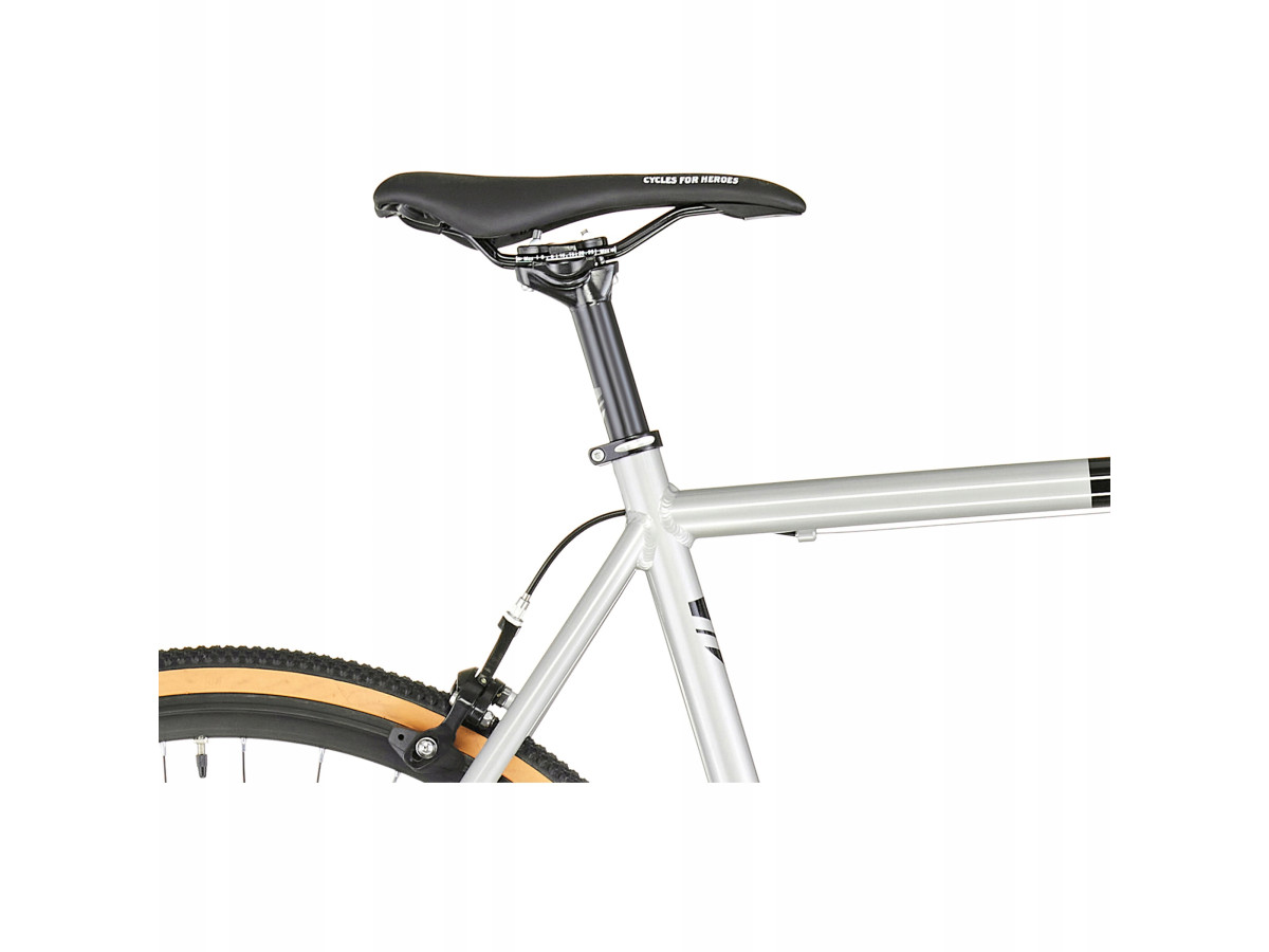 ROWER SZOSOWY GRAVEL FIXIE FLOATER RACE 8S SHIMANO SORA 60CM SILVER