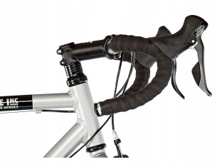 ROWER SZOSOWY GRAVEL FIXIE FLOATER RACE 8S SHIMANO SORA 60CM SILVER