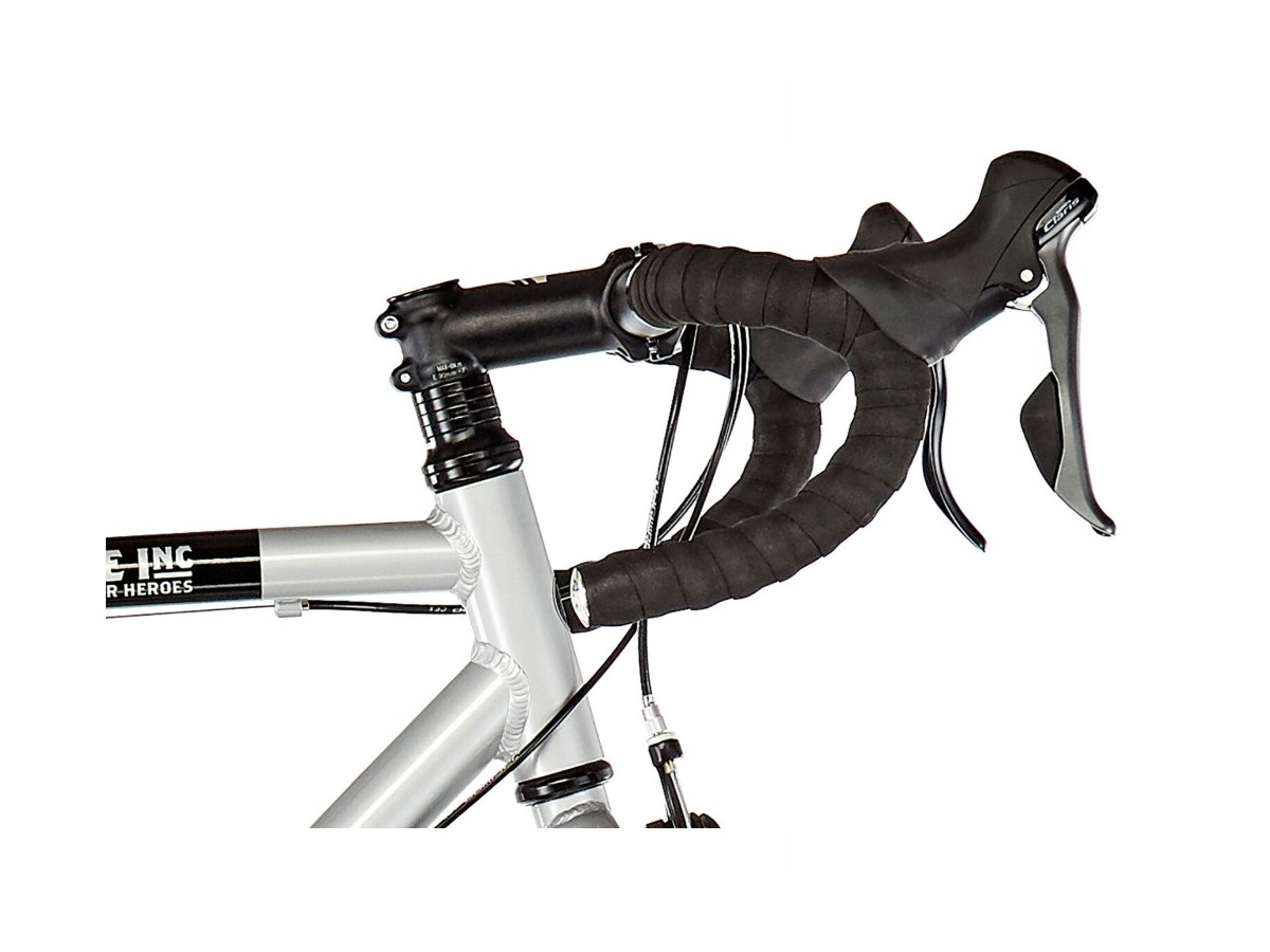 ROWER SZOSOWY GRAVEL FIXIE FLOATER RACE 8S SHIMANO SORA 60CM SILVER