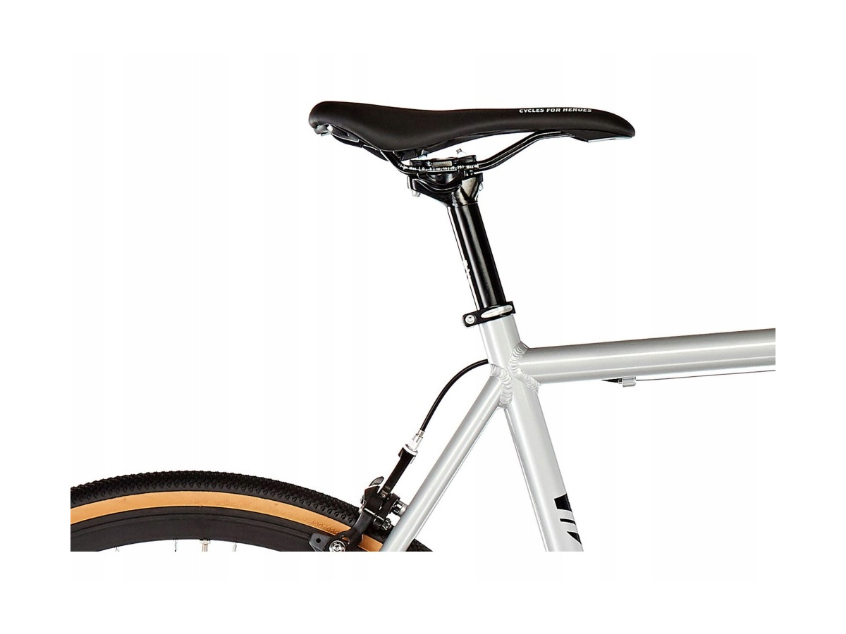 ROWER SZOSOWY GRAVEL FIXIE FLOATER RACE 8S SHIMANO SORA 60CM SILVER