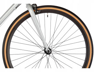 ROWER SZOSOWY GRAVEL FIXIE FLOATER RACE 8S SHIMANO SORA 60CM SILVER