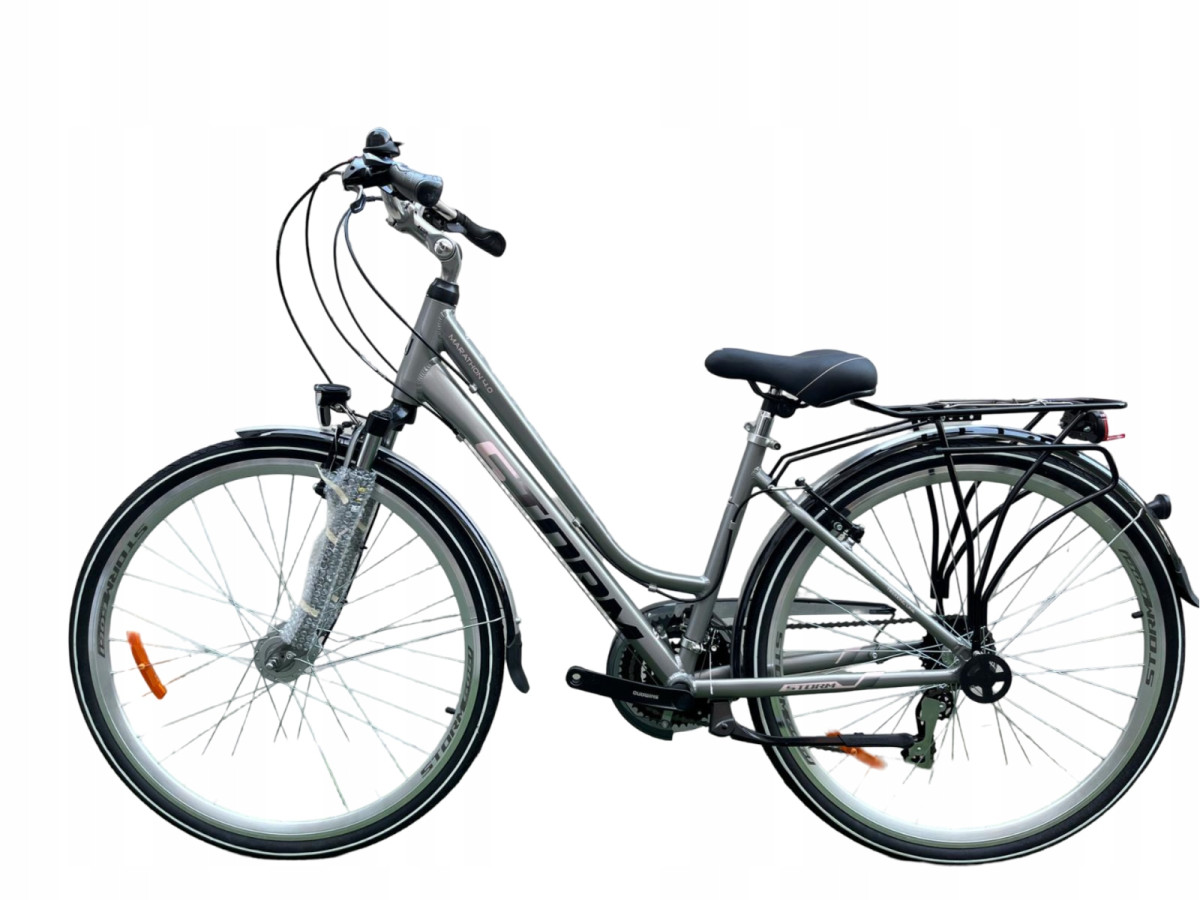 ROWER TREKKINGOWY STORM MARATHON 4.0 LADY RAMA 17" KOŁA 28" SHIMANO ACERA