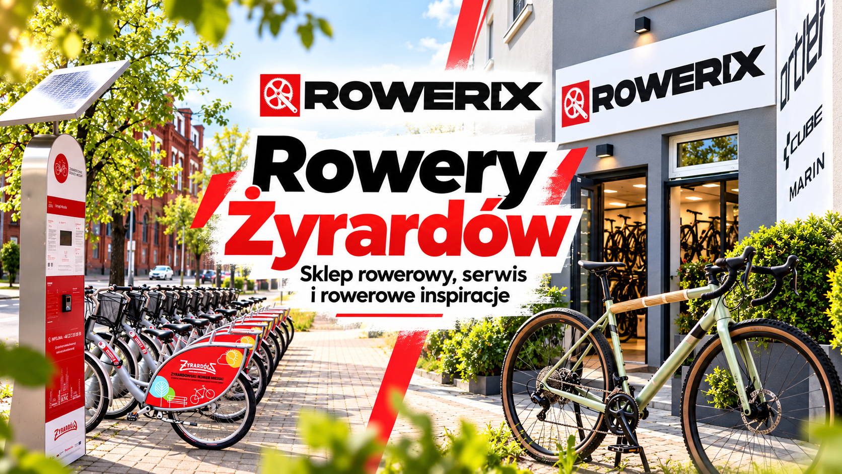 Sklep rowerowy ROWERIX Żyrardów – rowery miejskie górskie dziecięce i elektryczne