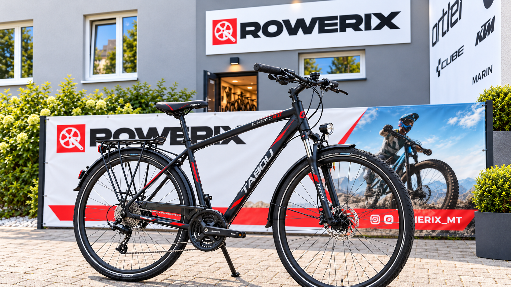 Sklep i serwis rowerowy ROWERIX w Żyrardowie – rzeczywiste zdjęcie siedziby sklepu