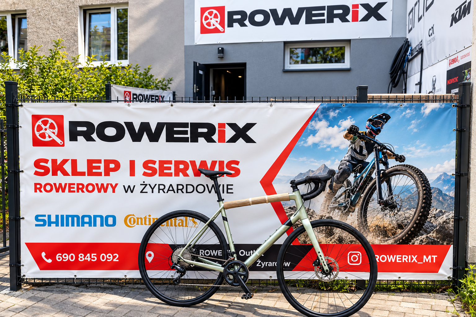 Sklep i serwis rowerowy ROWERIX w Żyrardowie – części, napędy i serwis Shimano