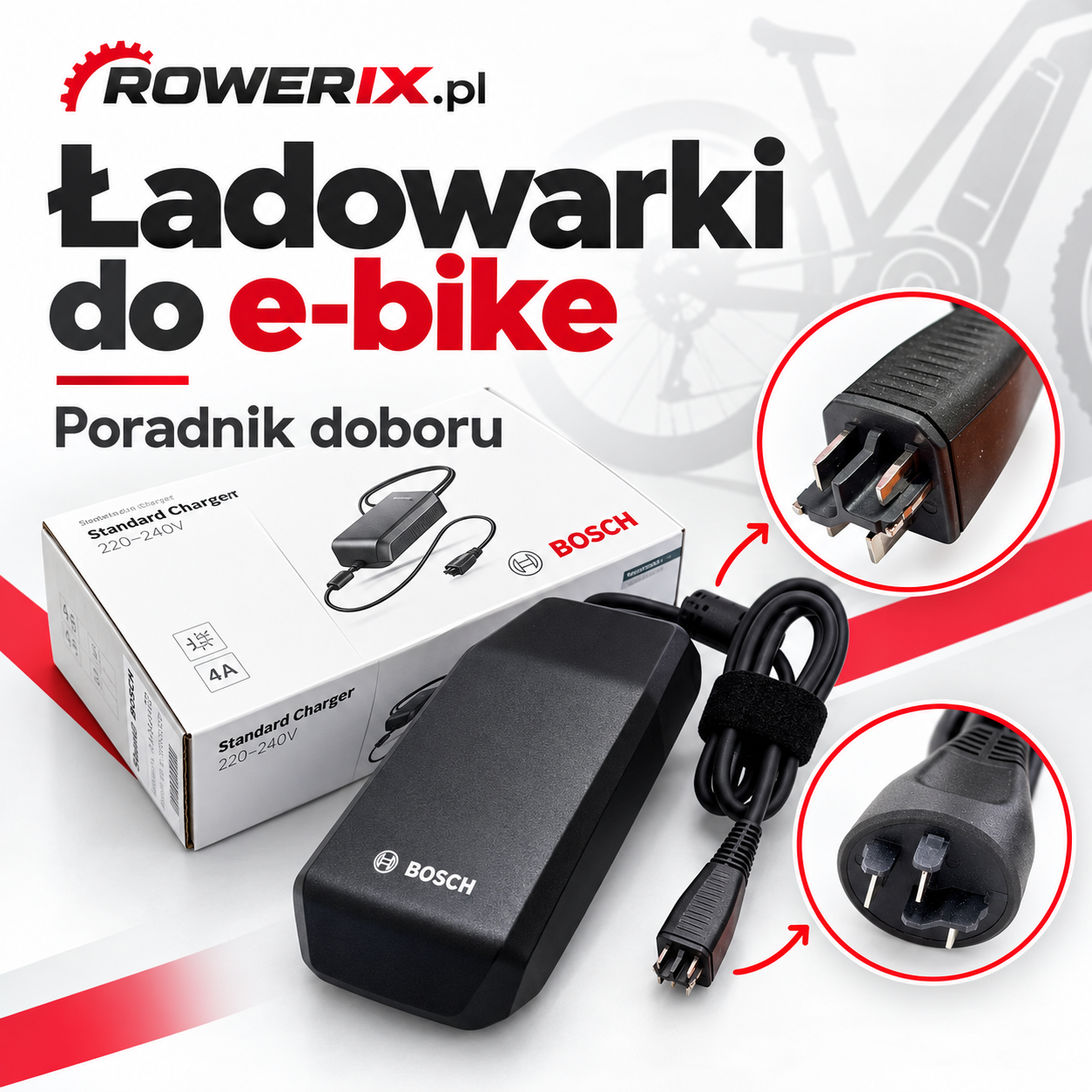Ładowarki do rowerów elektrycznych – Bosch Smart System, Yamaha i inne. Poradnik ROWERIX