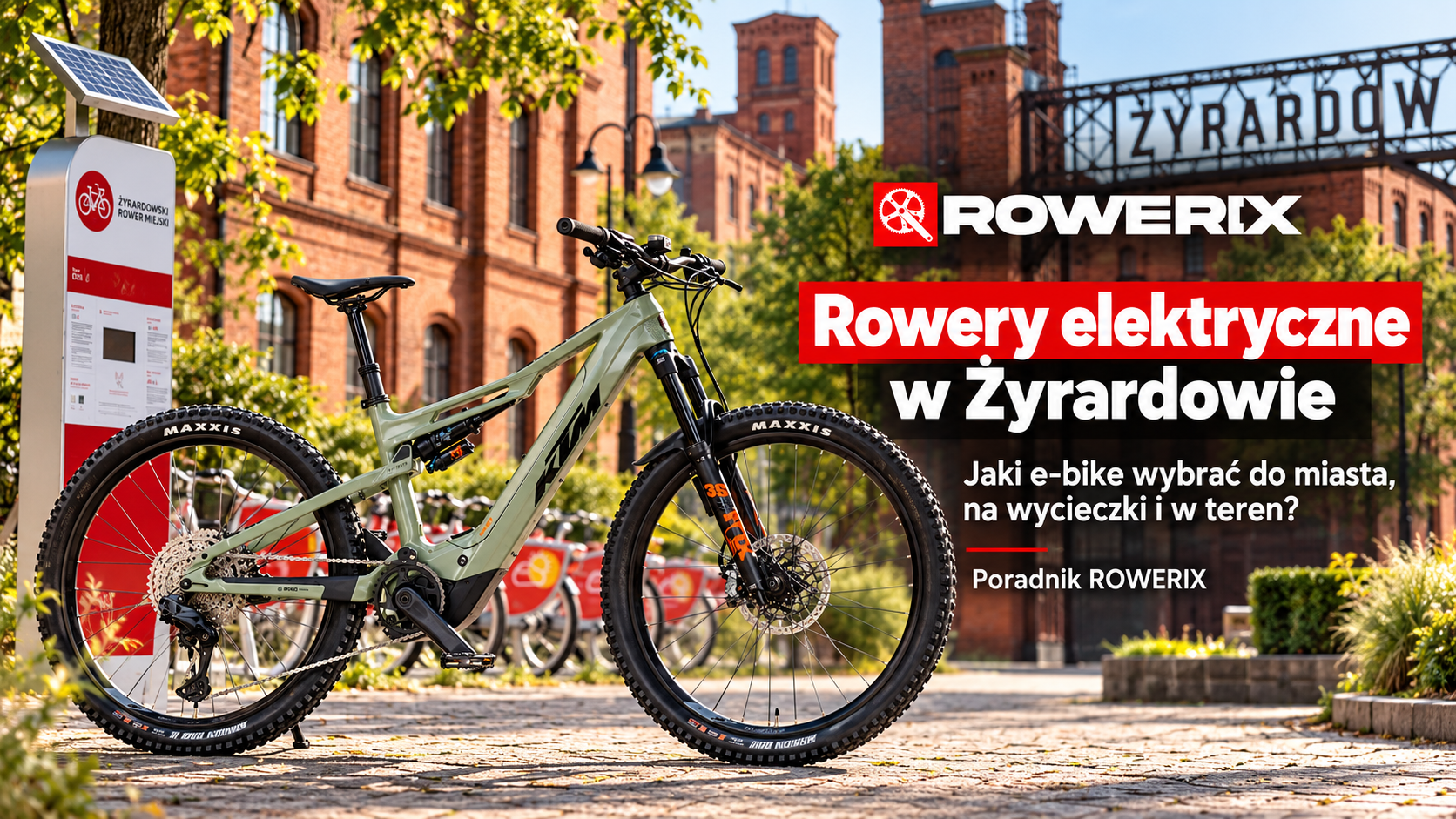 Rowery elektryczne w Żyrardowie – jaki e-bike wybrać do miasta, na wycieczki i w teren?