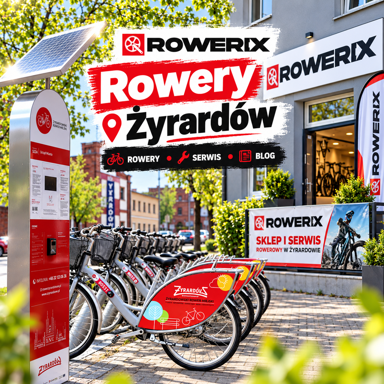 Rowerem po Żyrardowie i okolicach – trasy, rowery i serwis ROWERIX